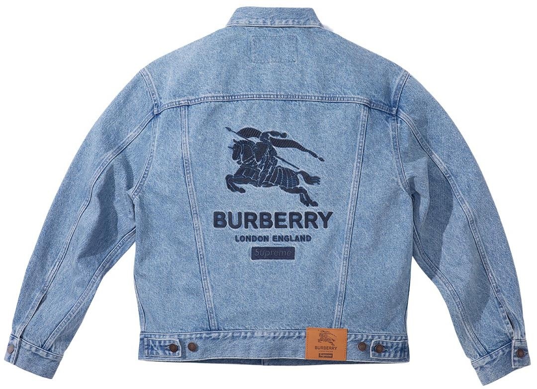 Supreme®/Burberry® Denim Trucker Jacket view 11